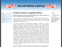 Tablet Screenshot of aircraftsafetylighting.com